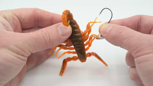 how to rig a scorpion on a jig