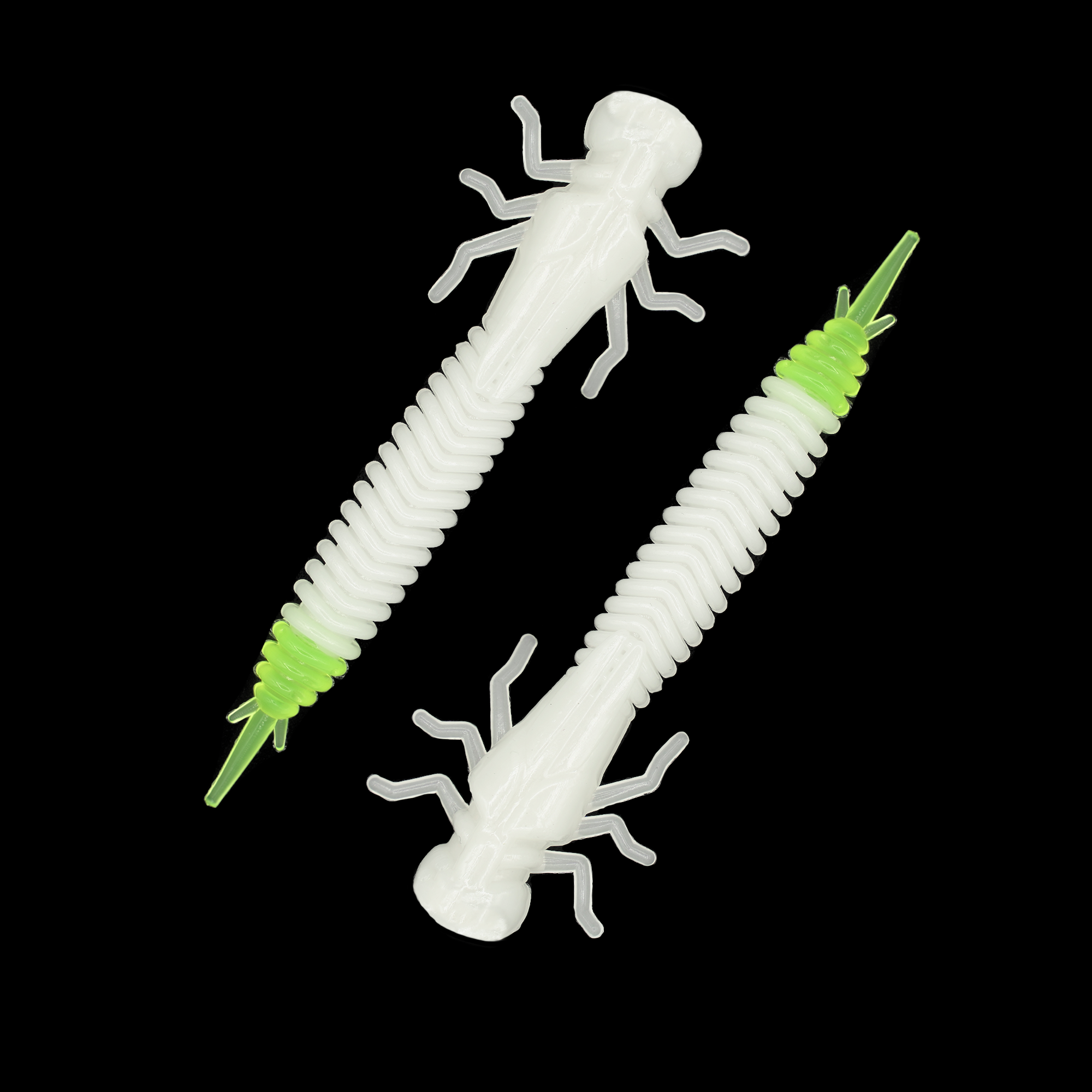HellaMite - White/Chartreuse Tail