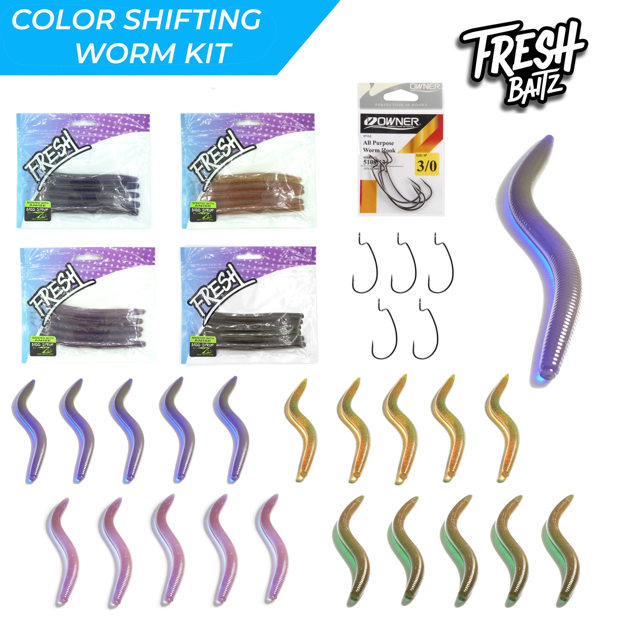 Color Shifting Fun Pack - Freshbaitz